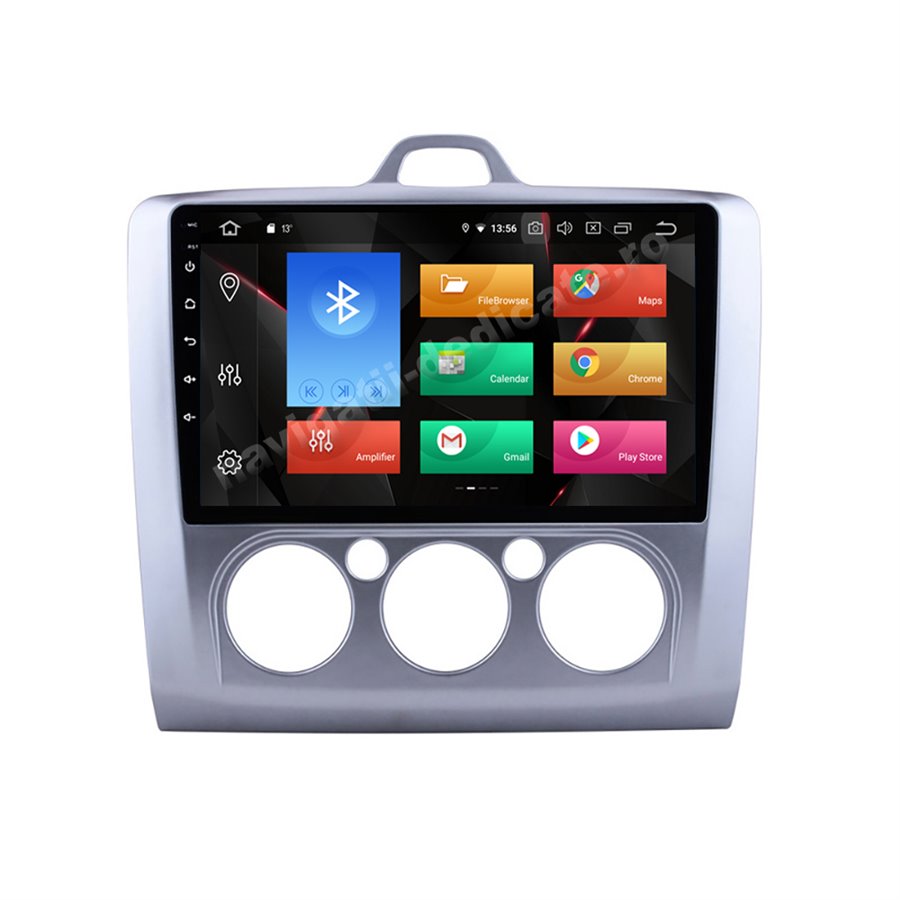 Navigatie Android 10 Ford Focus 2 AC Manual Octa Core 4GB Ram Ecran 9 inch Ips NAVD-Z80488AC