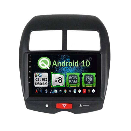 Navigatie Carplay Android 10 Mitsubishi ASX 2013-2016 Octa Core 6GB Ram Ecran 9 inch NAVD-US91022