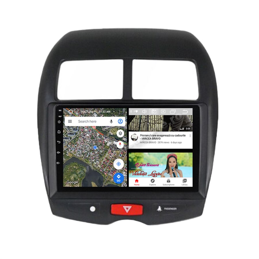 Navigatie Carplay Android 10 Mitsubishi ASX 2013-2016 Octa Core 6GB Ram Ecran 9 inch NAVD-US91022