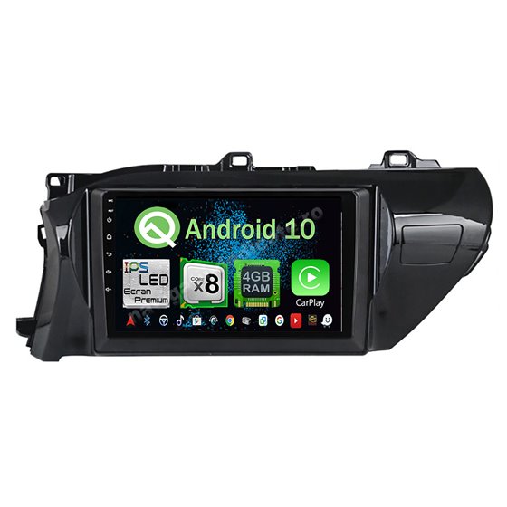 Navigatie Android Toyota Hilux 2016-2020 Carplay Octa Core 4GB Ram Ecran 9 inch NAVD-Z81025