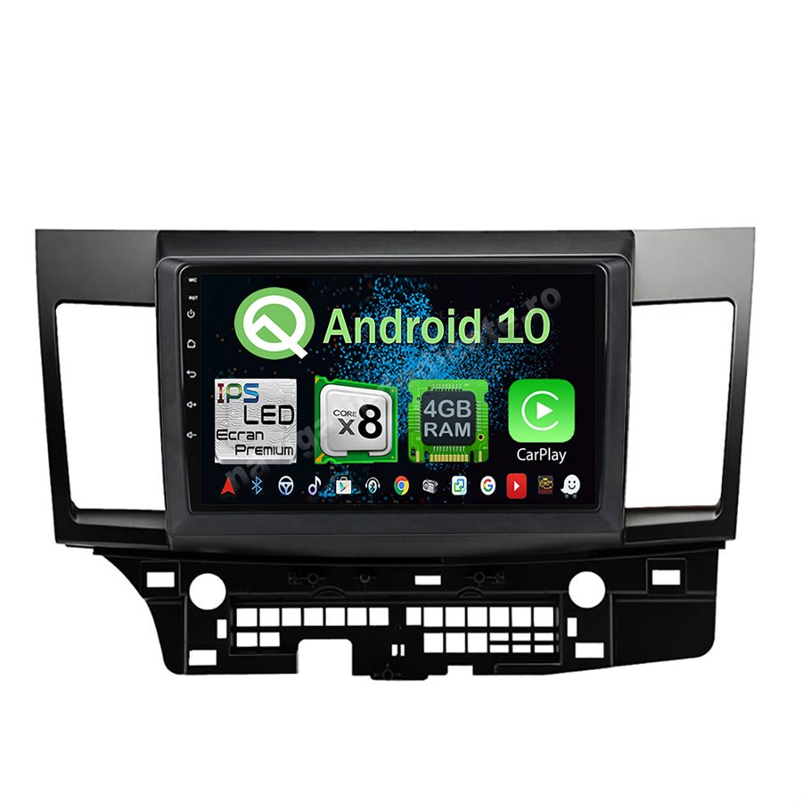 Navigatie Android 10 Mitsubishi LANCER 2010 Octa Core 4GB Ram Ecran 9 inch NAVD-Z81023