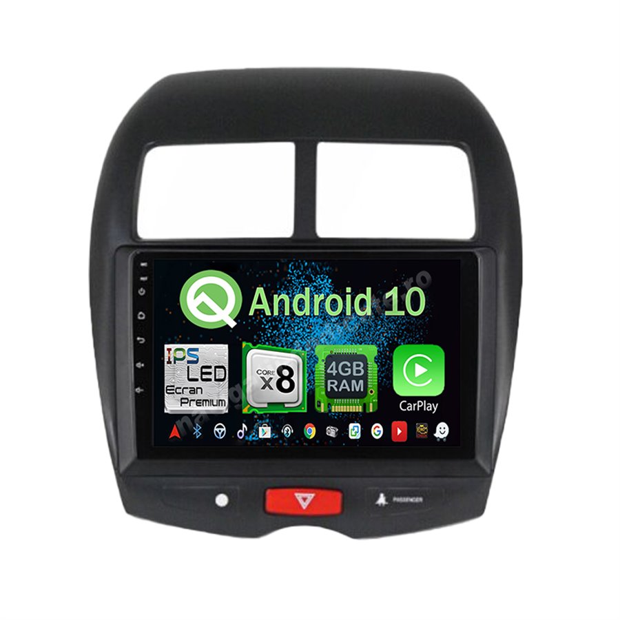 Navigatie Android 10 Mitsubishi ASX 2013-2016 Octa Core 4GB Ram Ecran 9 inch NAVD-Z81022