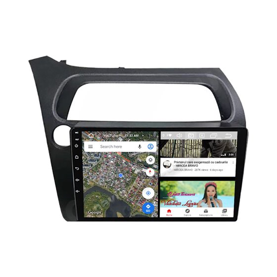 Navigatie Android 10 HONDA CIVIC 5D HATCHBACK Octa Core 4GB Ram Ecran 9 inch NAVD-Z8071