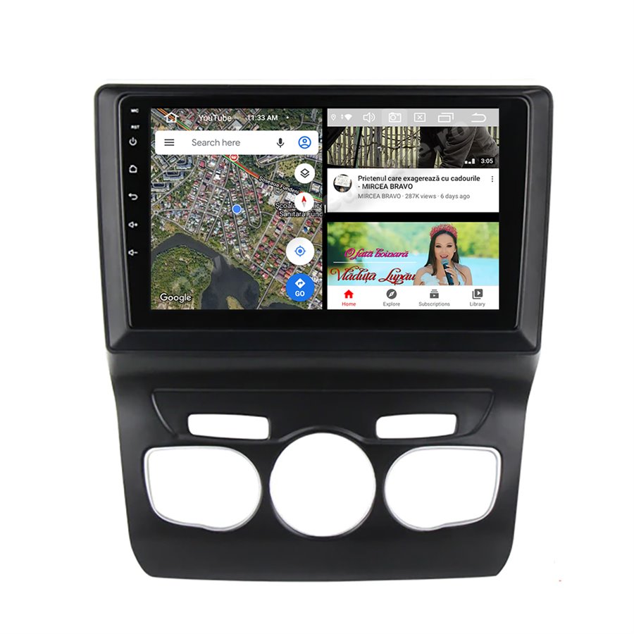 Navigatie Android 10 Citroen C4 2011-2016 Octa Core 4GB Ram Ecran 9 inch NAVD-Z8069