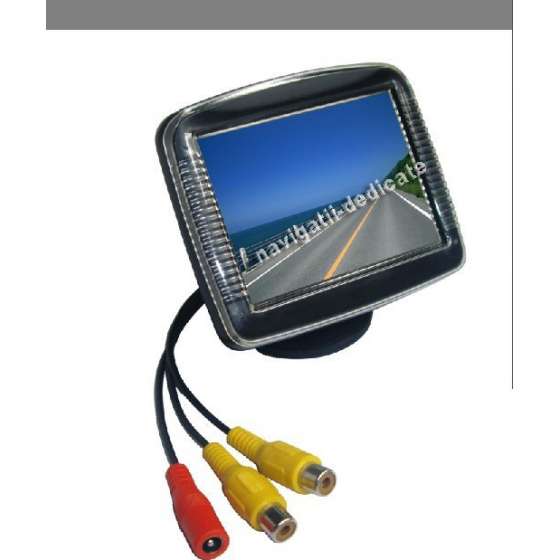 Monitor 3.5" pentru camera reverse sau senzori parcare