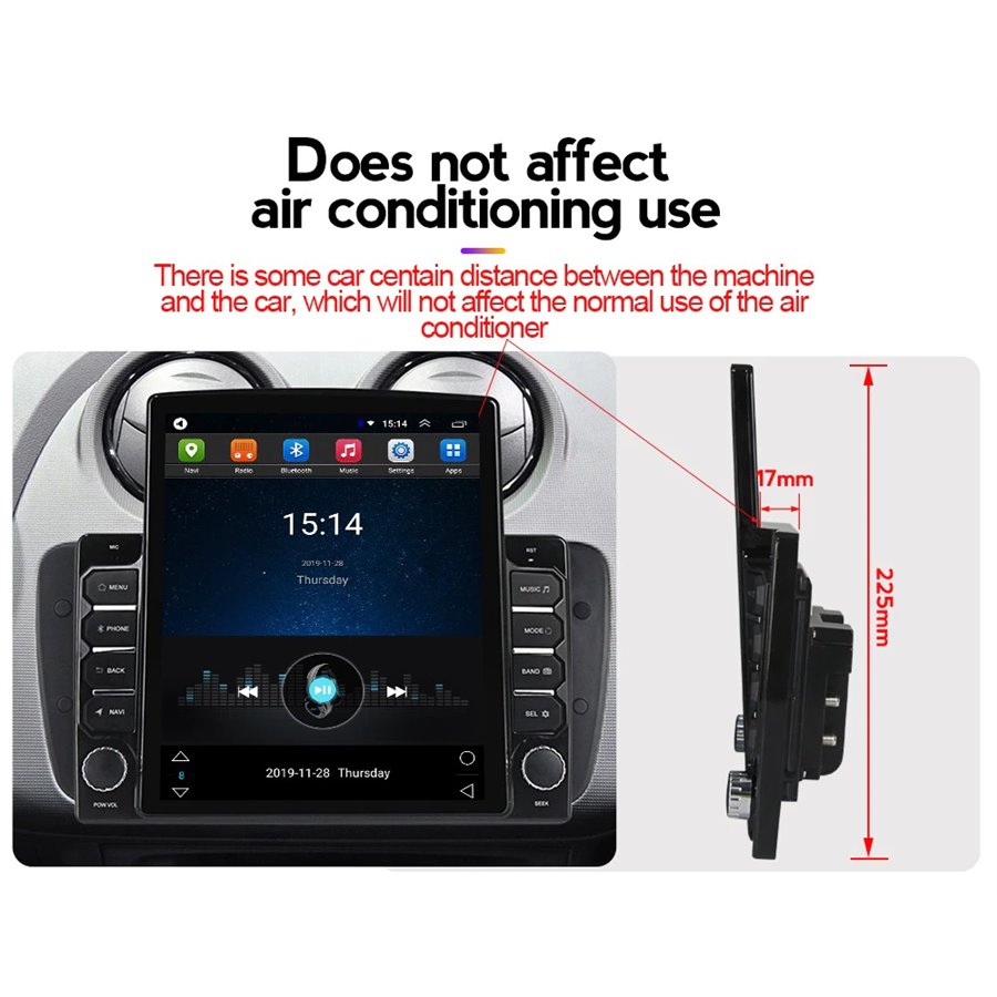 Navigatie Tesla Android 10 Ford Kuga 2013-2020 Octa Core 4GB Ram Ecran 9.7 inch NAVD-TS97040