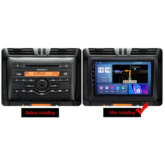 Navigatie Android Fiat Stilo 2GB Ram Ecran 9 inch NAVD-AC9077