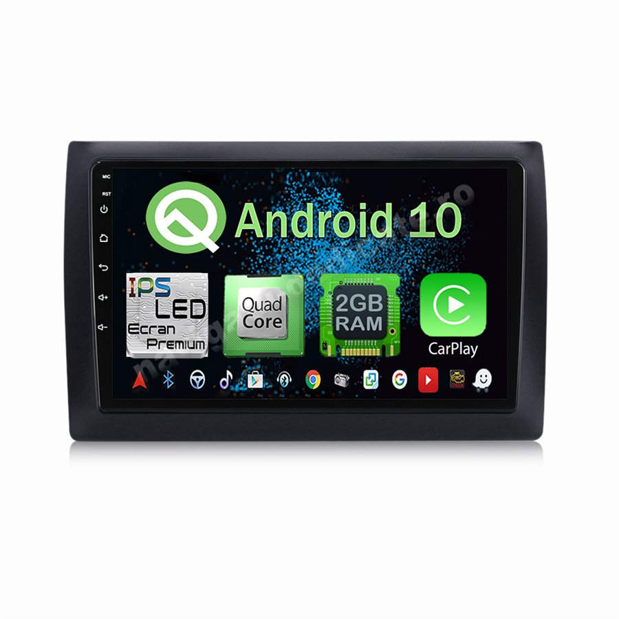 Navigatie Android Fiat Stilo 2GB Ram Ecran 9 inch NAVD-AC9077