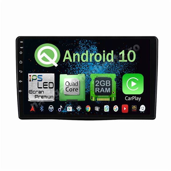 Navigatie Android Fiat 500L 2012-2017 2GB Ram Ecran 9 inch NAVD-AC9081