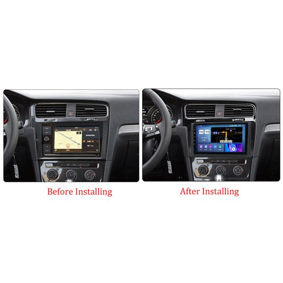 Navigatie Carplay Android GOLF 7 Piano Black Octa Core 8GB Ram 128GB SSD Ecran 9 inch NAVD-M861028BK