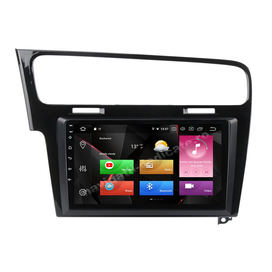 Navigatie Carplay Android GOLF 7 Piano Black Octa Core 8GB Ram 128GB SSD Ecran 9 inch NAVD-M861028BK
