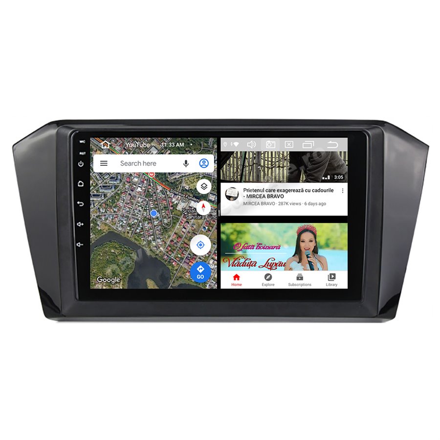 Navigatie Carplay Android PASSAT B8 Octa Core 8GB Ram 128GB SSD Ecran 9 inch NAVD-M861017