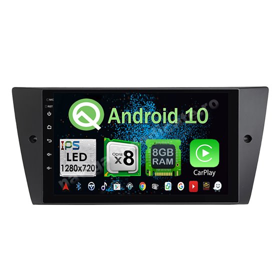 Navigatie Carplay Android BMW E90 Octa Core 8GB Ram 128GB SSD Ecran 9 inch NAVD-M86043