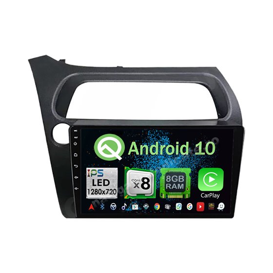 Navigatie Carplay Android HONDA CIVIC 5D HATCHBACK Octa Core 8GB Ram 128GB SSD Ecran 9 inch Ips NAVD-M86071