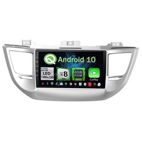 Navigatie Carplay Android Hyundai Tucson 2014- 2018 Octa Core 8GB Ram 128GB SSD Ecran 9 inch NAVD-M86031