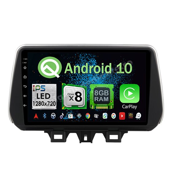 Navigatie Carplay Android Hyundai Tucson 2018 Octa Core 8GB Ram 128GB SSD Ecran 9 inch NAVD-M86030