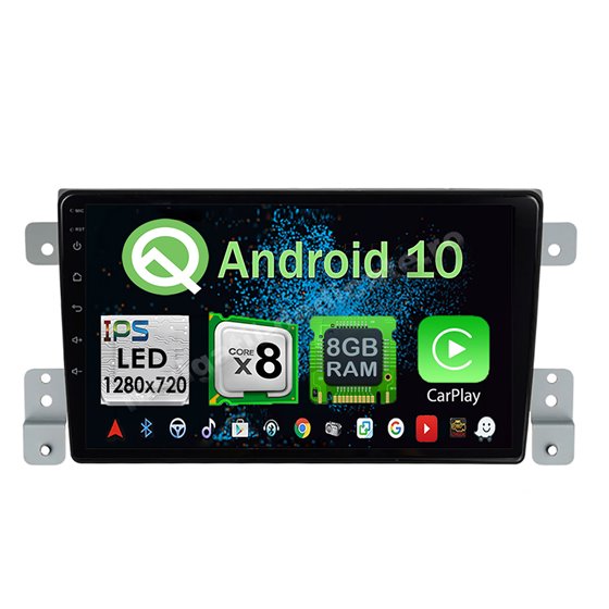 Navigatie Carplay Android Suzuki Grand Vitara 2005-2015 Octa Core 8GB Ram 128GB SSD Ecran 9 inch NAVD-M86011