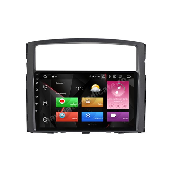 Navigatie CarPlay Android Mitsubishi Pajero Octa Core 8GB Ram 128GB SSD Ecran 9 inch NAVD-M869098