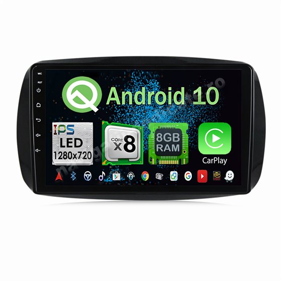 Navigatie CarPlay Android Smart 2014-2020 Octa Core 8GB Ram 128GB SSD Ecran 9 inch NAVD-M869085