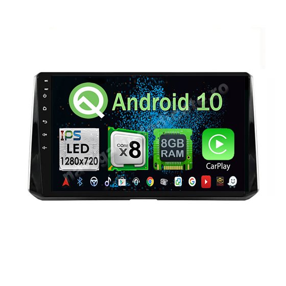 Navigatie CarPlay Android Toyota Corolla 2018 Octa Core 8GB Ram 128GB SSD Ecran 9 inch NAVD-M8690100
