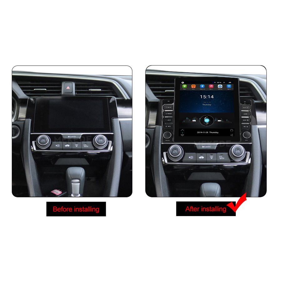 Navigatie Tesla Android 10 Honda Civic 2016 Octa Core 4GB Ram Ecran 9.7 inch NAVD-TS97038