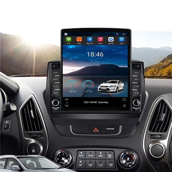 Navigatie Tesla Android Hyundai IX35 2011-2015 Carplay Octa Core 4GB Ram Ecran 9.7 inch NAVD-TS97032