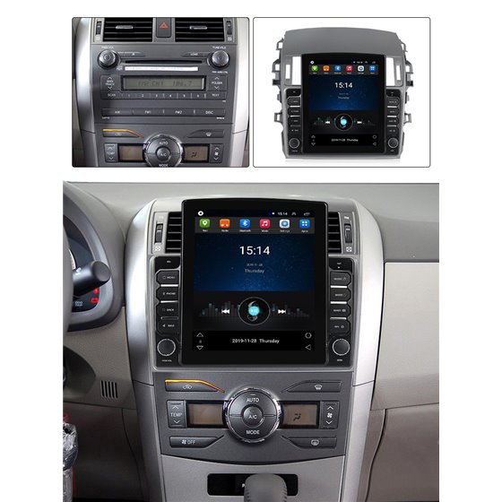 Navigatie Tesla Android Toyota Corolla 2008-2013 Carplay Octa Core 4GB Ram Ecran 9.7 inch NAVD-TS97055