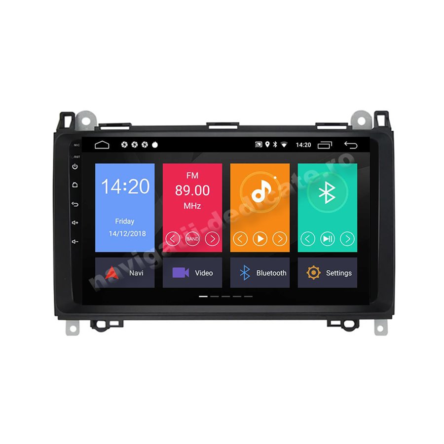 Navigatie Android 10 Mercedes Benz A B Class Vito Viano Sprinter Vw Crafter 2GB Ram NAVD-AC9068
