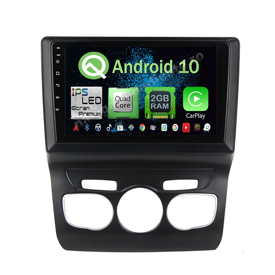 Navigatie Android Citroen C4 2011-2016 2GB Ram Ecran 9 inch NAVD-AC9069