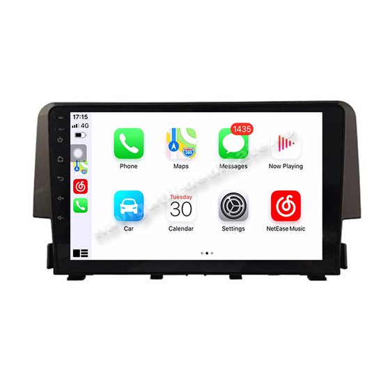Navigatie Android Honda Civic 2016 2GB Ram Ecran 9 inch NAVD-AC9038
