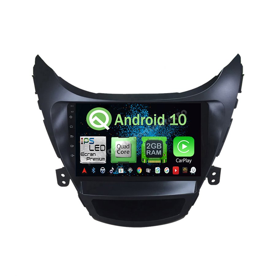 Navigatie Android Hyundai Elantra 2011-2013 2GB Ram Ecran 9 inch NAVD-AC9036