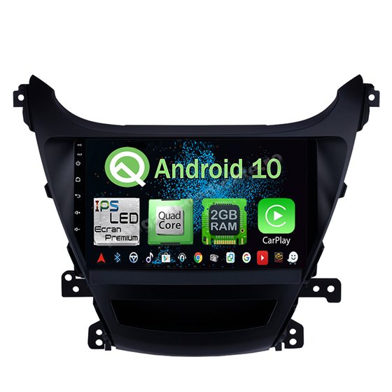 Navigatie Android Hyundai Elantra 2014 2GB Ram Ecran 9 inch NAVD-AC9035