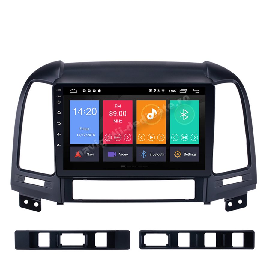 Navigatie Android Hyundai Santa Fe 2006-2012 2GB Ram Ecran 9 inch NAVD-AC9013