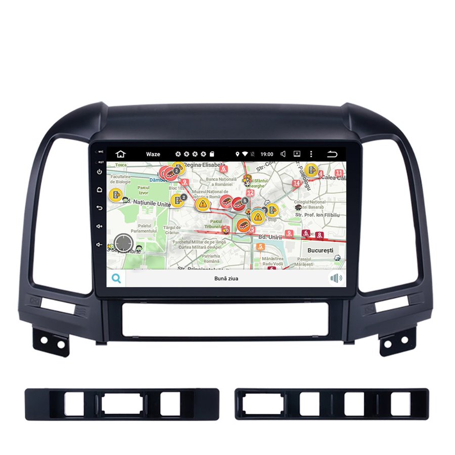 Navigatie Android Hyundai Santa Fe 2006-2012 2GB Ram Ecran 9 inch NAVD-AC9013