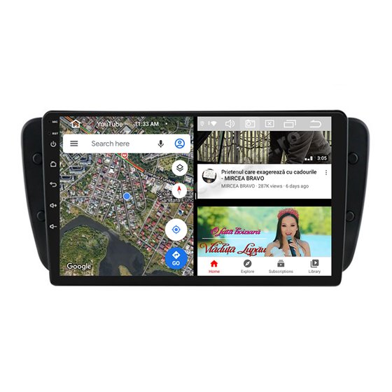 Navigatie Android Seat Ibiza 2009-2014 2GB Ram Ecran 9 inch NAVD-AC9092