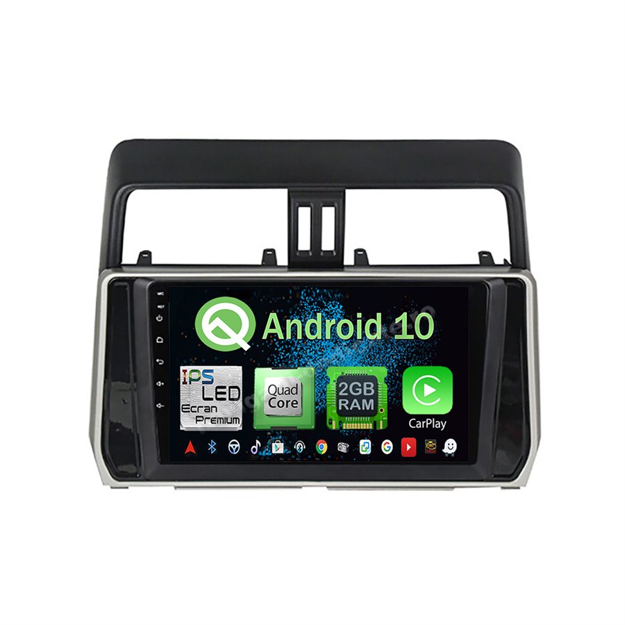 Navigatie Android Toyota Land Cruiser Prado J150 2018 2GB Ram Ecran 9 inch NAVD-AC9060