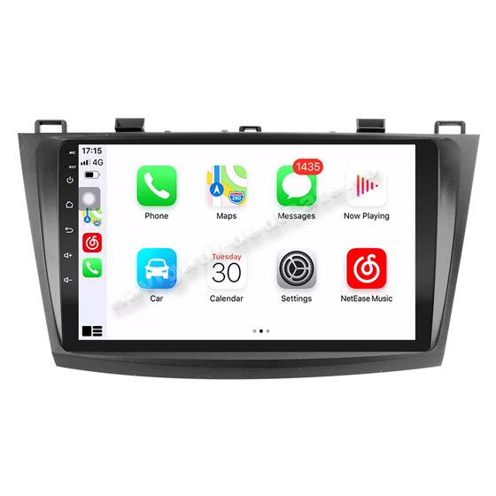 Navigatie Android 10 MAZDA 3 2009-2014 Octa Core 4GB Ram Ecran 9 inch NAVD-Z8025
