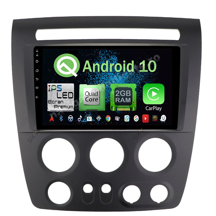 Navigatie Android Hummer H3 2GB Ram CarPlay Gps Usb NAVD-AC90H3