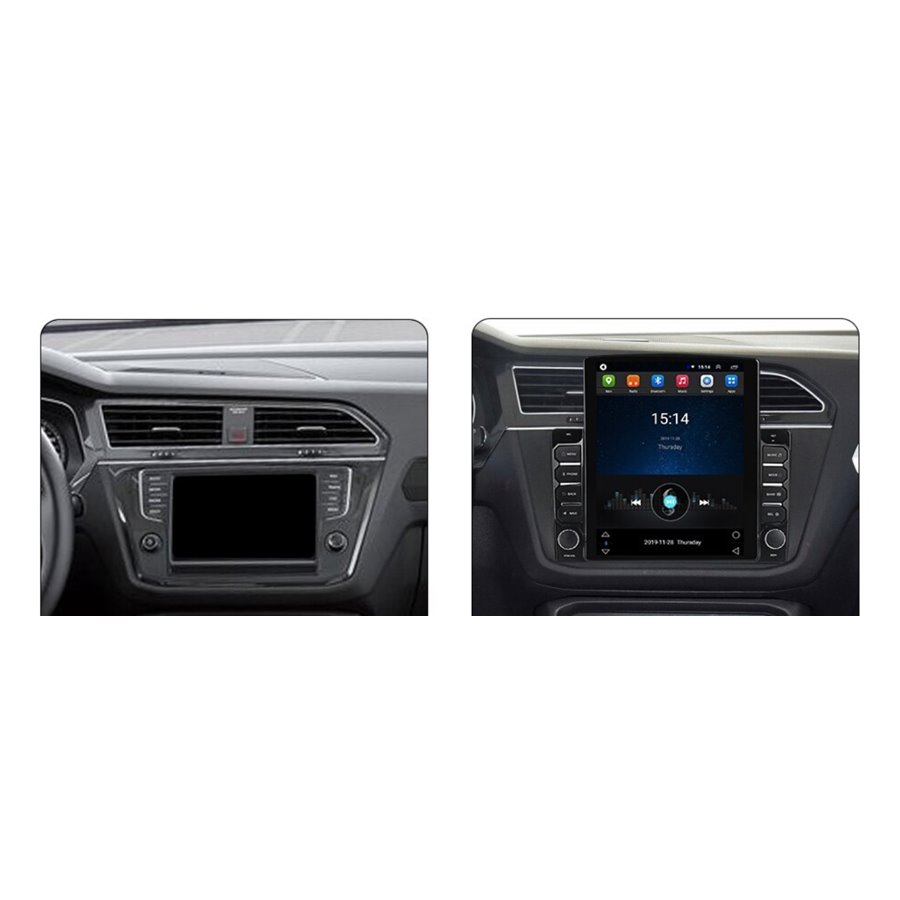 Navigatie Tesla Android VW Tiguan 2017 Carplay Octa Core 4GB Ram Ecran 9.7 inch NAVD-TS971027