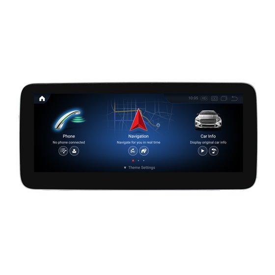 Monitor Navigatie Android Mercedes C Class W204 S204 NTG 4.0 2007 - 2012 Ecran 10.25 inch Waze Carkit USB NAVD-Z1003A1