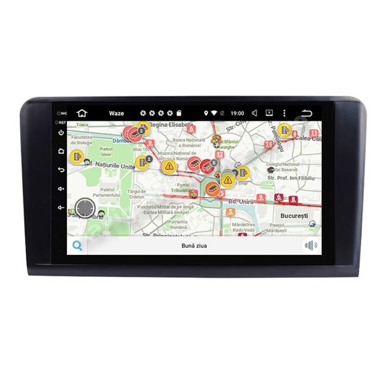 Navigatie Carplay Android Mercedes Benz R Class W251 Octa Core 6GB Ram 128GB SSD Ecran 9 inch NAVD-US9099
