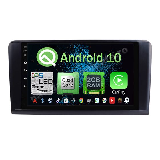 Navigatie Android Mercedes BENZ Ml W164 2GB Ram Ecran 9 inch NAVD-AC9022