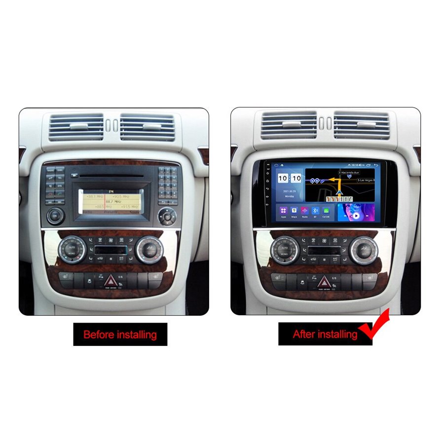 Navigatie Android Mercedes Benz R Class 2GB Ram Ecran 9 inch NAVD-AC9099