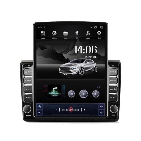 Navigatie Tesla Android Fiat Bravo CarPlay Octa Core 4GB Ram Ecran 9.7 inch NAVD-TS97079