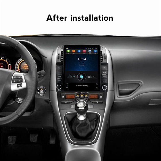 Navigatie Tesla Android Toyota Auris 2007-2013 CarPlay Octa Core 4GB Ram Ecran 9.7 inch NAVD-TS97095
