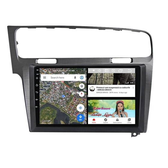Navigatie Android GOLF 7 Gri 2GB Ram Ecran 10.25 inch NAVD-AC9028G