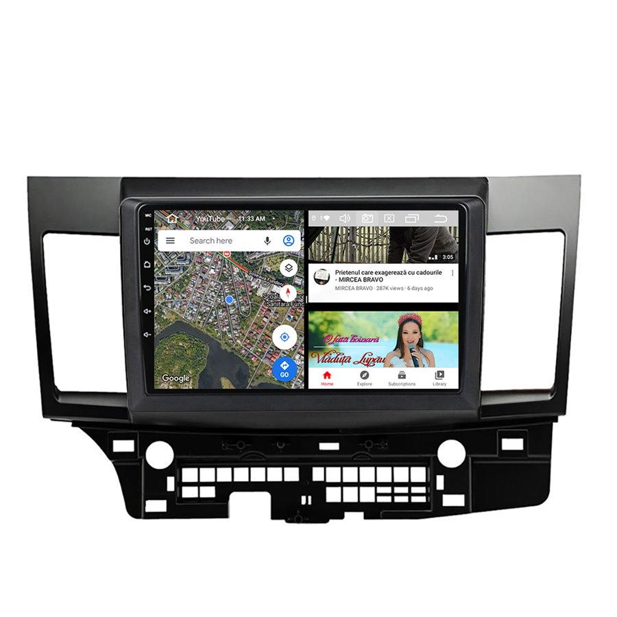 Navigatie Android Mitsubishi LANCER 2006-2015 2GB Ram Ecran 10.25 inch NAVD-AC9023