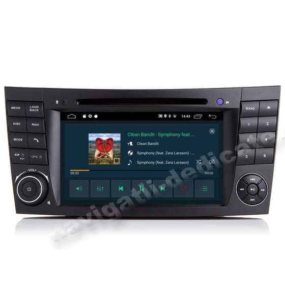 Navigatie Android Mercedes Clasa  E W211 CLS W219 NAVD-P090