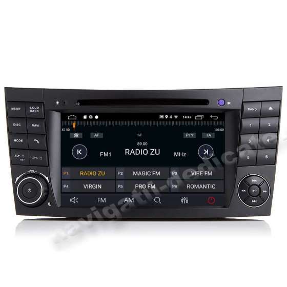 Navigatie Android Mercedes Clasa  E W211 CLS W219 NAVD-P090