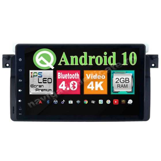 Navigatie Android 10 Ecran 9 inch BMW E46 Rover 75 Intel 2GB Ram NAVD-MT9052